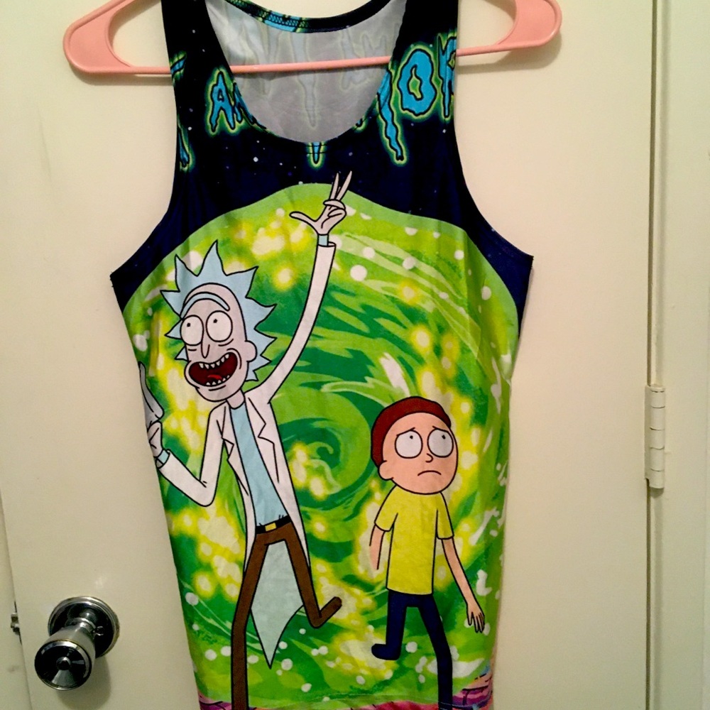 Rick and Morty tank NWOT